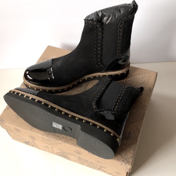 ♥️HP x 2♥️ Free People Atlas Chelsea boots SZ-9/EUR 39 black BRAND NEW IN BOX!! - Picture 4 of 13